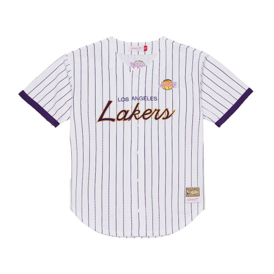 Mitchell & Ness Ανδρικό Baseball Jersey NBA Head Coach striped mesh button shirt